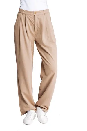 Zhrill Chinos Stoffhose LENYA Taupe (0-tlg) angenehmer Tragekomfort - Verkäufer: Trenddeal GmbH