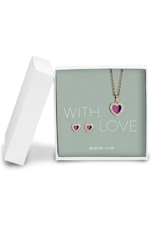 Bering Schmuckset Halskette mit Herz Anhänger und Herz Ohrringe - Jewelry Modell: - Verkäufer: Uhren4you