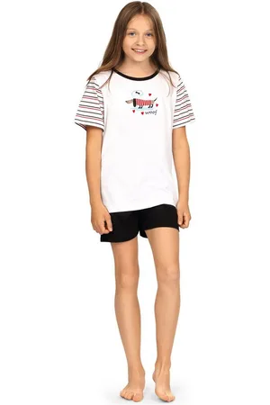 Comtessa Schlafanzug Comte Kids (Set, 2 tlg., Set) Mädchen Schlafanzug Pyjama Shorty Kurzarm Baumwolle - Verkäufer: chic4home