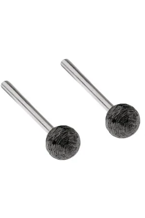 ERNSTES Paar Ohrstecker Kugeln Edelstahl geschliffen - Verkäufer: Schmuck-Uhren-Trends