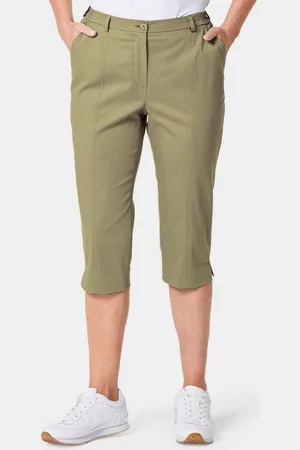 GOLDNER Caprihose Sportive Capri-Hose aus trageangenehmen Satin - Verkäufer: