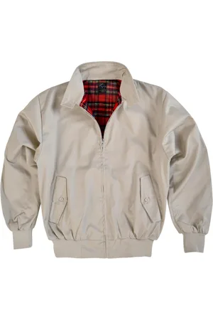Normani Blouson Herren Harrington Jacke Retro Blouson English Style mit kariertem Innenfutter Karofutter - Verkäufer: