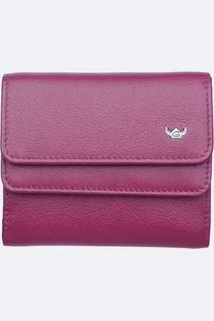 Golden head Geldbörse Billfold Coin Wallet With Front Flap Snap Closure, aus echtem Rindsleder mit RFID-Blocker Schutz - Verkäufer: modeherz
