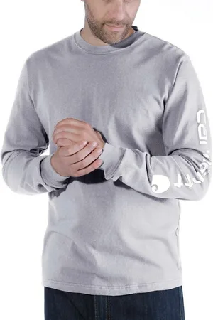 Carhartt Langarmshirt Herren Langarmshirt Relaxed Fit Heavyweight Long-Sleeve Logo Sleeve Graphic Adult - Verkäufer: Scholz Handelsgesellschaft mbH