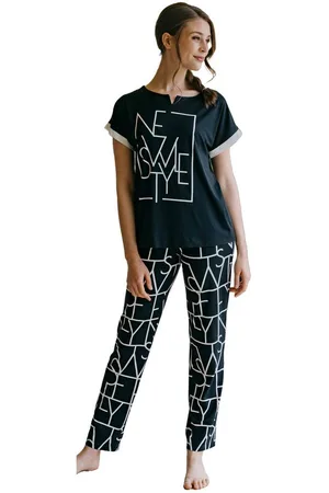 Hutschreuther Schlafanzug Stylischer Damen Pyjama (2 tlg) Modisch - Verkäufer: HELLER-SHOES