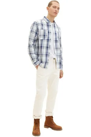 TOM TAILOR Langarmhemd INDIGO CHECK (1-tlg) - Verkäufer: Jeans-direct