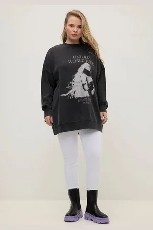 STUDIO UNTOLD Leggings Leggings Skinny Fit Rippjersey Elastikbund - Verkäufer: Popken Fashion Group
