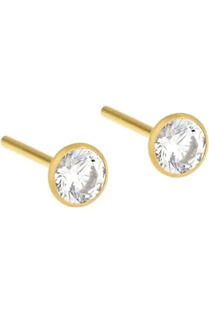 ERNSTES Paar Ohrstecker Edelstahl mit Zirkonia Ø 4 mm - Verkäufer: Schmuck-Uhren-Trends
