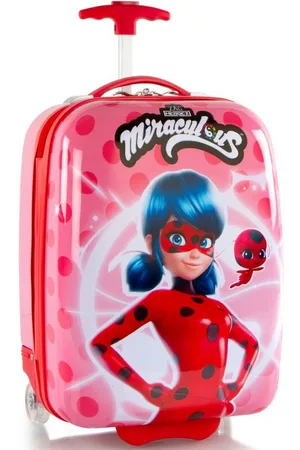 Heys Kinderkoffer Miraculous Lady Bug , 46 cm, 2 Rollen, x Joachim Llambi Kindertrolley Handgepäck-Koffer