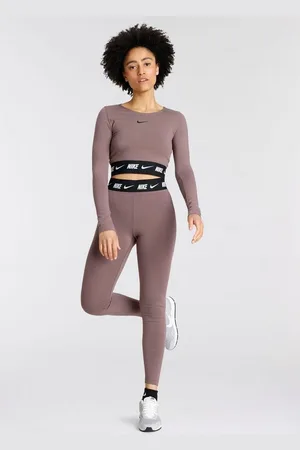 Nike Langarmshirt W NSW CROP TAPE LS TOP