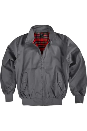 Normani Blouson Herren Harrington Jacke Retro Blouson English Style mit kariertem Innenfutter Karofutter - Verkäufer:
