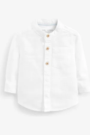 Next Jeanshemd Langärmeliges Hemd aus Leinenmischgewebe (1-tlg) - Verkäufer: Germany GmbH