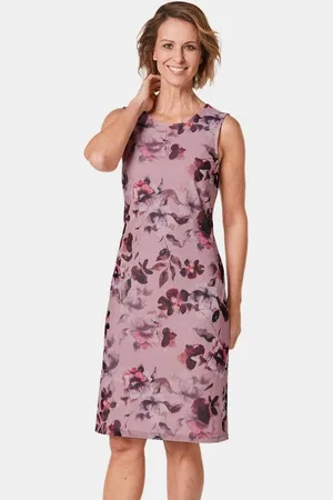 GOLDNER Abendkleid Kurzgröße: Elegantes Kleid aus weichem Mesh - Verkäufer: