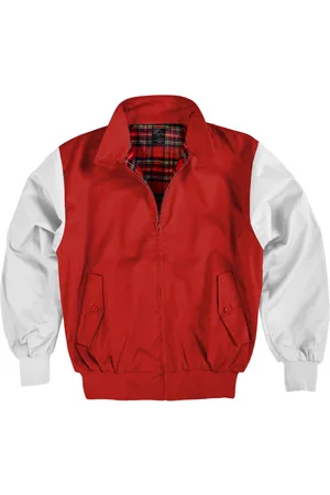 Normani Blouson Herren Harrington Jacke Retro Blouson English Style mit kariertem Innenfutter Karofutter - Verkäufer: