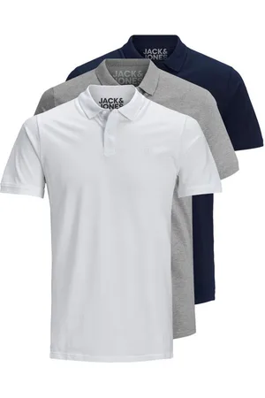 JACK & JONES Poloshirt Basic (3-tlg., 3er Pack) slimfit / figurbetont geschnitten - Verkäufer: Velvet-Shop