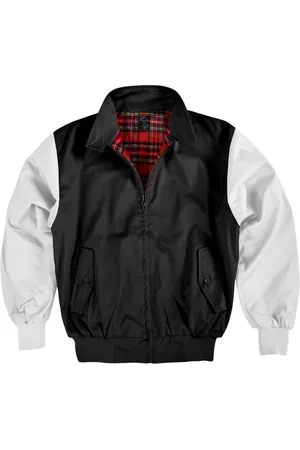 Normani Blouson Herren Harrington Jacke Retro Blouson English Style mit kariertem Innenfutter Karofutter - Verkäufer: