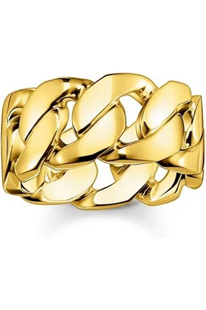 Thomas Sabo Silberring TR2328-413-39 Kettenring Herren Glieder Silber Gold Gr. 54 - Verkäufer: Karat24