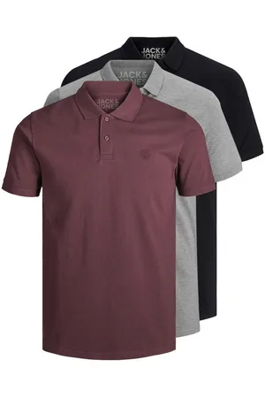 JACK & JONES Poloshirt Basic (3-tlg., 3er Pack) slimfit / figurbetont geschnitten - Verkäufer: Velvet-Shop