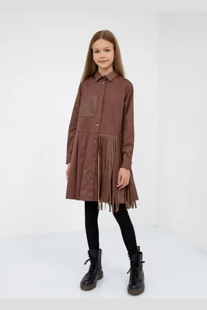 Gulliver Jerseykleid mit trendigen Fransen