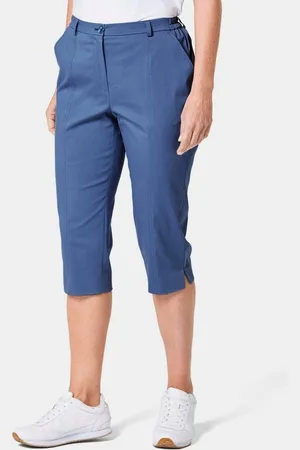 GOLDNER Caprihose Sportive Capri-Hose aus trageangenehmen Satin - Verkäufer: