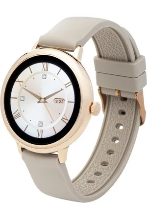 Atlanta Multifunktionsuhr Fitness Tracker/ Smartwatch mit Wechselarmband beige/ schwarz - Verkäufer: Selva Technik GmbH