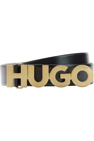 HUGO BOSS Ledergürtel mit Logo-Schliesse
