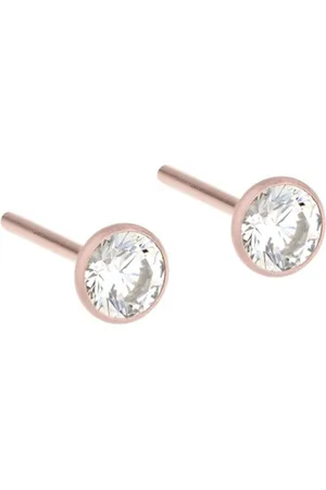 ERNSTES Paar Ohrstecker Edelstahl mit Zirkonia Ø 4 mm - Verkäufer: Schmuck-Uhren-Trends