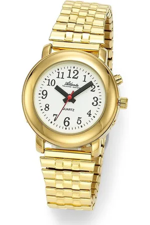 Atlanta Quarzuhr 8915/9 gelb sprechende Armbanduhr - Verkäufer: Selva Technik GmbH