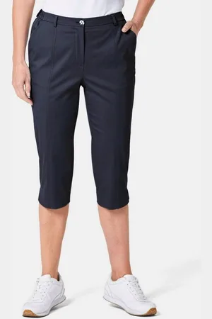 GOLDNER Caprihose Sportive Capri-Hose aus trageangenehmen Satin - Verkäufer: