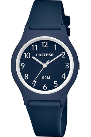 Calypso Quarzuhr Calypso Jugend Uhr Analog, (Analoguhr), Jugend Armbanduhr rund, Kunststoffarmband dunkelblau, Casual - Verkäufer: Fit4Style Silberschmuck - IMPPAC