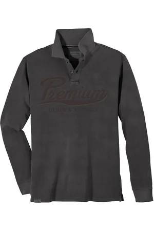 Redfield Langarm-Poloshirt Used Langarm-Polo Übergröße modisch - Verkäufer: bigtex