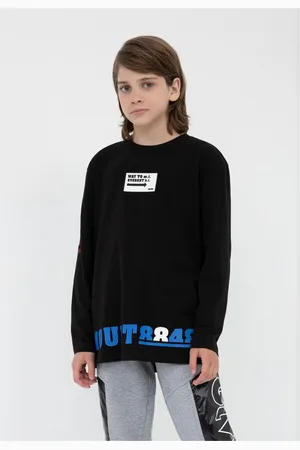 Gulliver Langarmshirt mit coolen Schriftprints