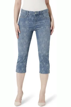 Stooker Women 7/8-Caprijeans TAHITI STRETCH DENIM - CAPRI SLIM FIT 7/8 - Flower discharge - Verkäufer: Jeanstotal