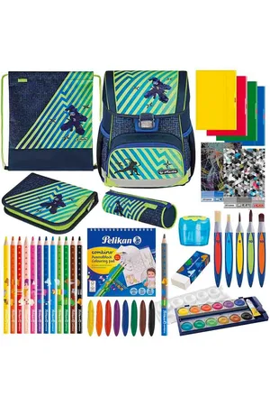 HERLITZ Schulranzen Set Loop Plus 14-teilig Premium 2025 Jungen Funky Ninja - Verkäufer: Team-Shop-24