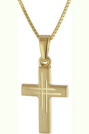 trendor Kette mit Anhänger mit Kreuz Gold 333/8K - Verkäufer: uhrcenter