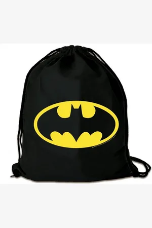 LOGOSHIRT Kulturbeutel Turnbeutel DC Comics - Batman, mit lizenziertem Print