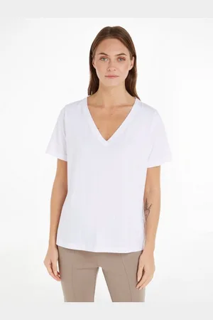 Calvin Klein T-Shirt mit V-Ausschnitt