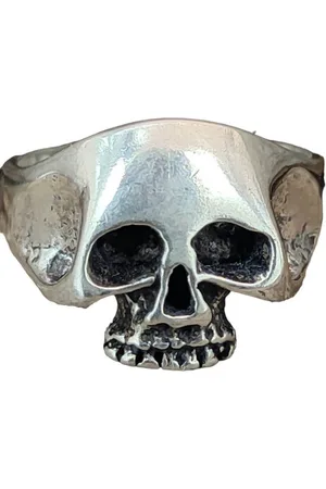 Kiss of Leather Silberring Ring Totenkopf, Gr. 56-74 (tk10) - Silber - Verkäufer: