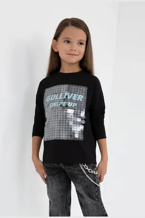 Gulliver Langarmshirt mit Paillettendekor