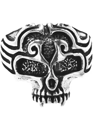 Kiss of Leather Silberring Ring Totenkopf, Gr. 54-74 (tk6) - Silber - Verkäufer: