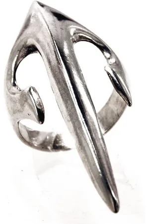 Kiss of Leather Silberring Ring mit langer Spitze, Gr. 54-72 (kr15) - Silber - Verkäufer: