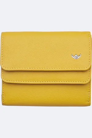 Golden head Geldbörse Billfold Coin Wallet With Front Flap Snap Closure, aus echtem Rindsleder mit RFID-Blocker Schutz - Verkäufer: modeherz
