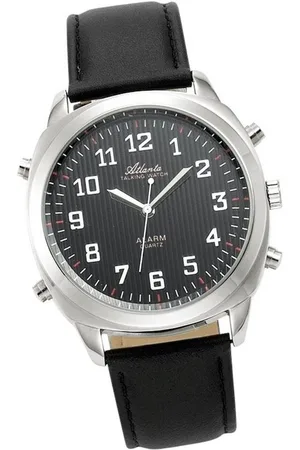 Atlanta Quarzuhr 8908/7 silber sprechende Armbanduhr - Verkäufer: Selva Technik GmbH