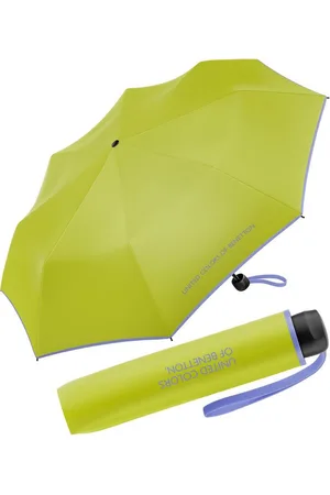 Benetton Taschenregenschirm Super Mini FS 2023 - dark citron, leuchtende Modefarben mit kontrastreichem Saum - Verkäufer: RS-Versand