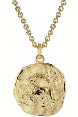 trendor Kette mit Anhänger Steinbock Sternzeichen Ø 20 mm Gold auf Silber - Verkäufer: uhrcenter