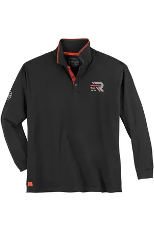 Redfield Langarm-Poloshirt Langarm-Poloshirt Übergröße sportiv - Verkäufer: bigtex