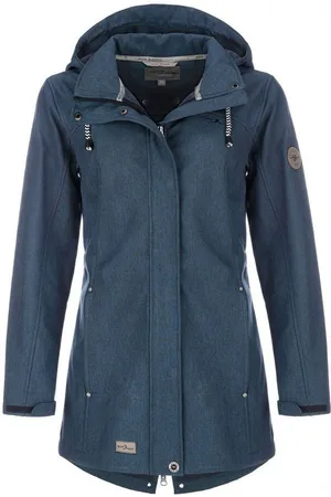 Blue Wave Softshellmantel Damen Softshelljacke Biggi - Outdoor-Jacke Mantel Softshell - Verkäufer: tomBrook GmbH