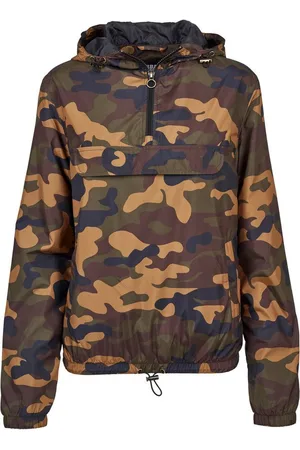 Urban classics Windbreaker Damen Ladies Camo Pull Over Jacket (1-St)