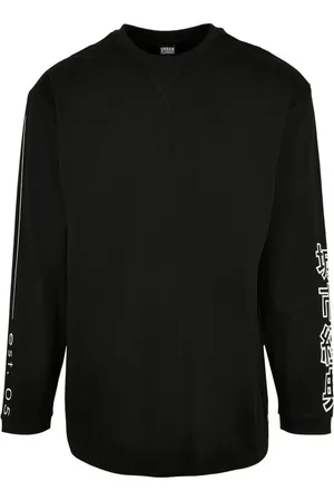 Urban classics Langarmshirt Herren Chinese Symbol Oversized LS (1-tlg)