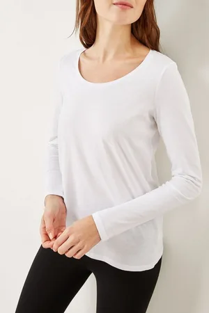 Next Langarmshirt Langarm-Rundhalsoberteil aus 100 % Baumwolle (1-tlg) - Verkäufer: Germany GmbH